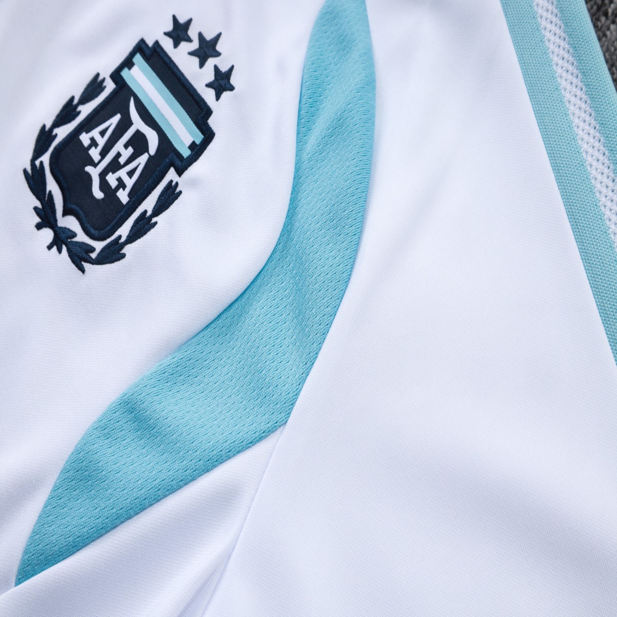 2026 Argentina White Jacket Training Suit Set