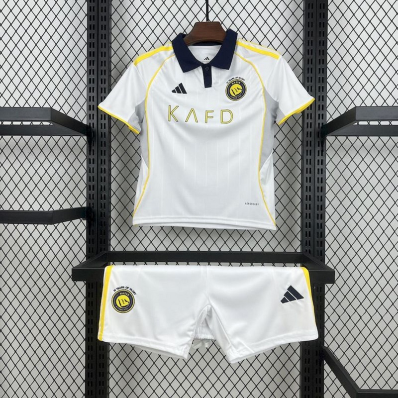 2025/26 Al-Nassr Second Away jersey kids Kits size: 16-28