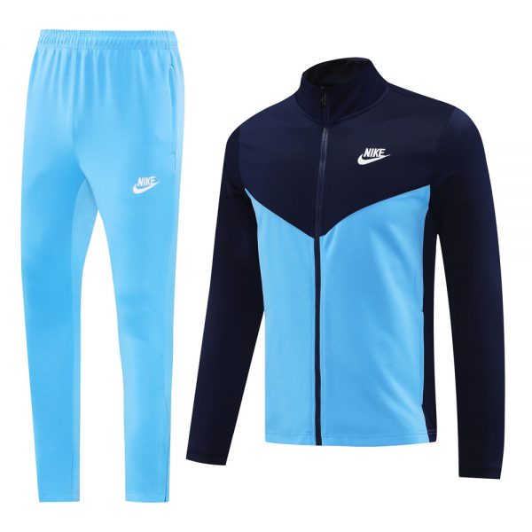 2024 Nike Sky Blue Jacket Training Suit Set Football Team Shirt Sports Fashion