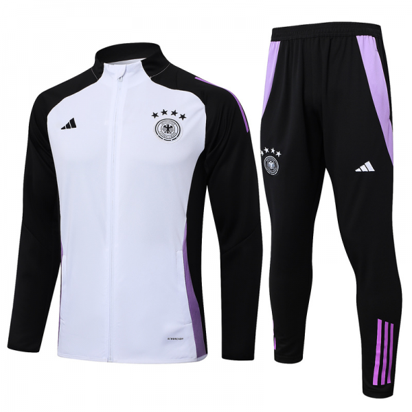 2024/25 Germany White Jacket Training Suit Set Football Team Shirt Sports Fashion