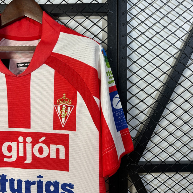Retro Sporting Gijon 08/09 Home jersey Fan Version