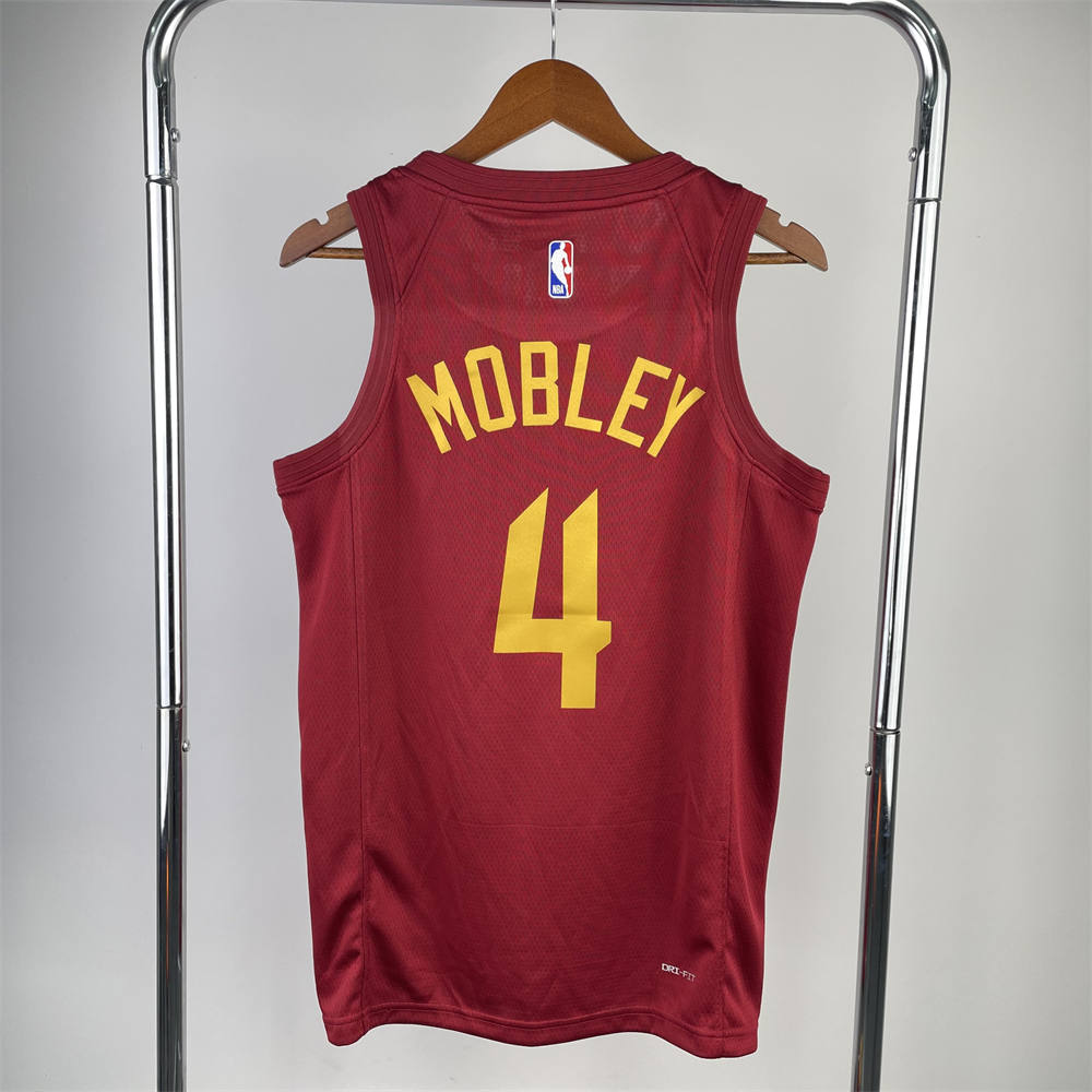 NBA Cleverland Cavaliers Round Neck Red jersey MOBLEY#4 S-XXL