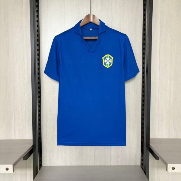 Retro Brazil 1957 away jersey Fan Version