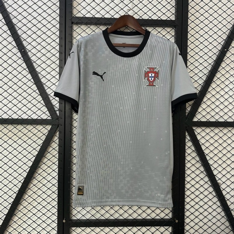 25/26 Portugal Goalkeeper Gray Jersey Fan Version