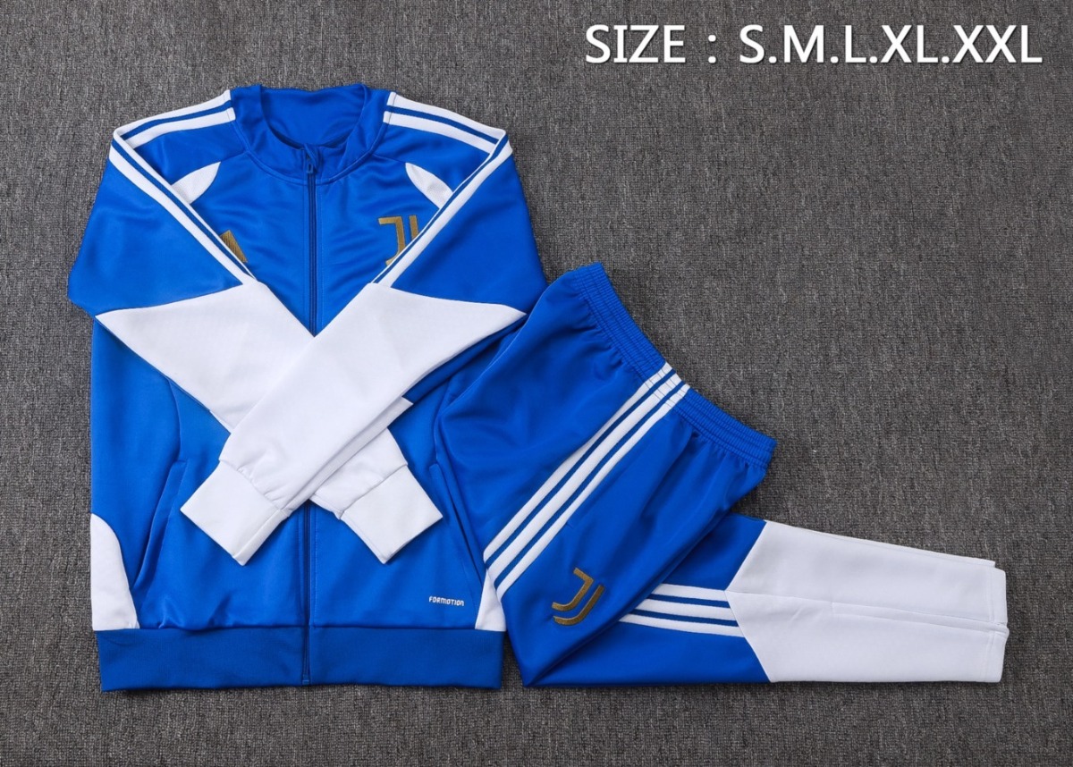 2026 Juventus Electric Blue Jacket Training Suit Set