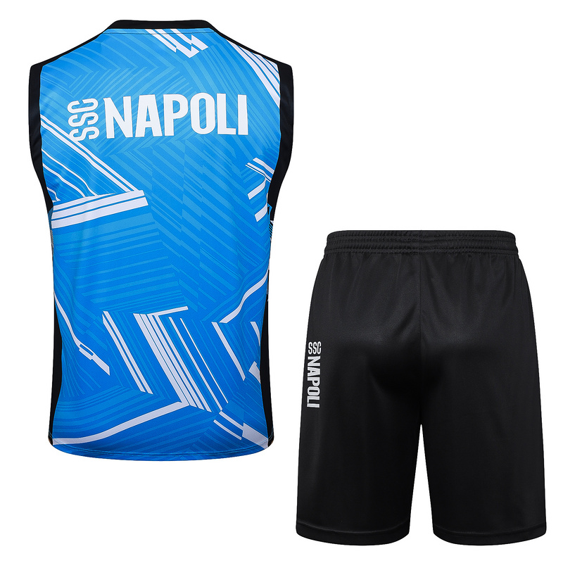 24/25 Naples Take blue Training Set Shirt and Shorts