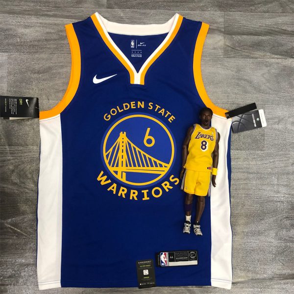 NBA Golden State Warriors v neck Blue Jersey YOUNG#6 S-XXL