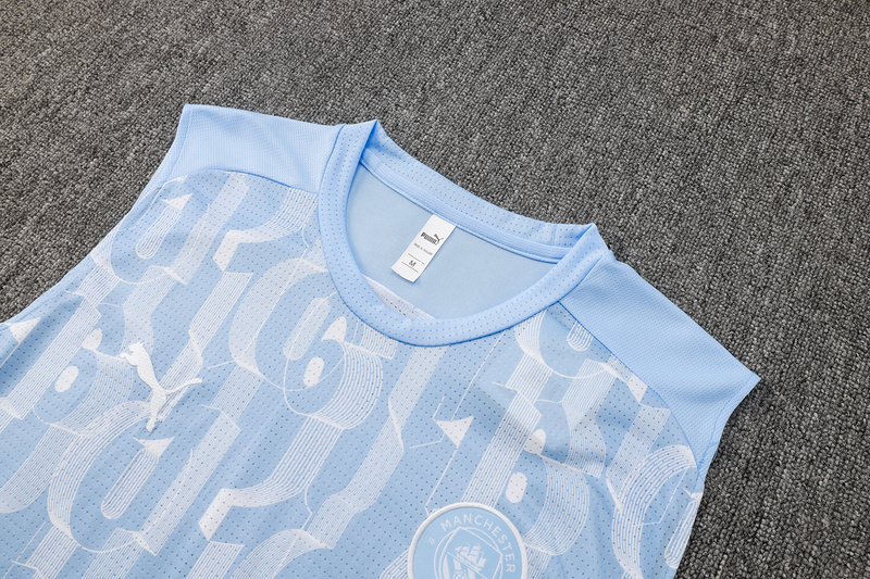 24/25 Manchester City Light blue Training Set Shirt and Shorts