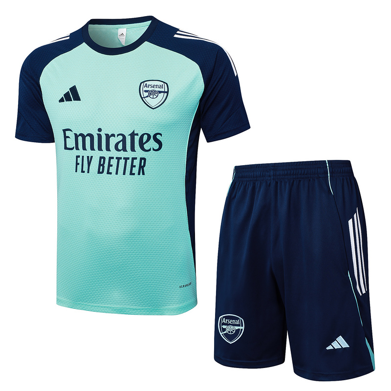 2025/26 Arsenal Light green Training Set Shirt and Shorts