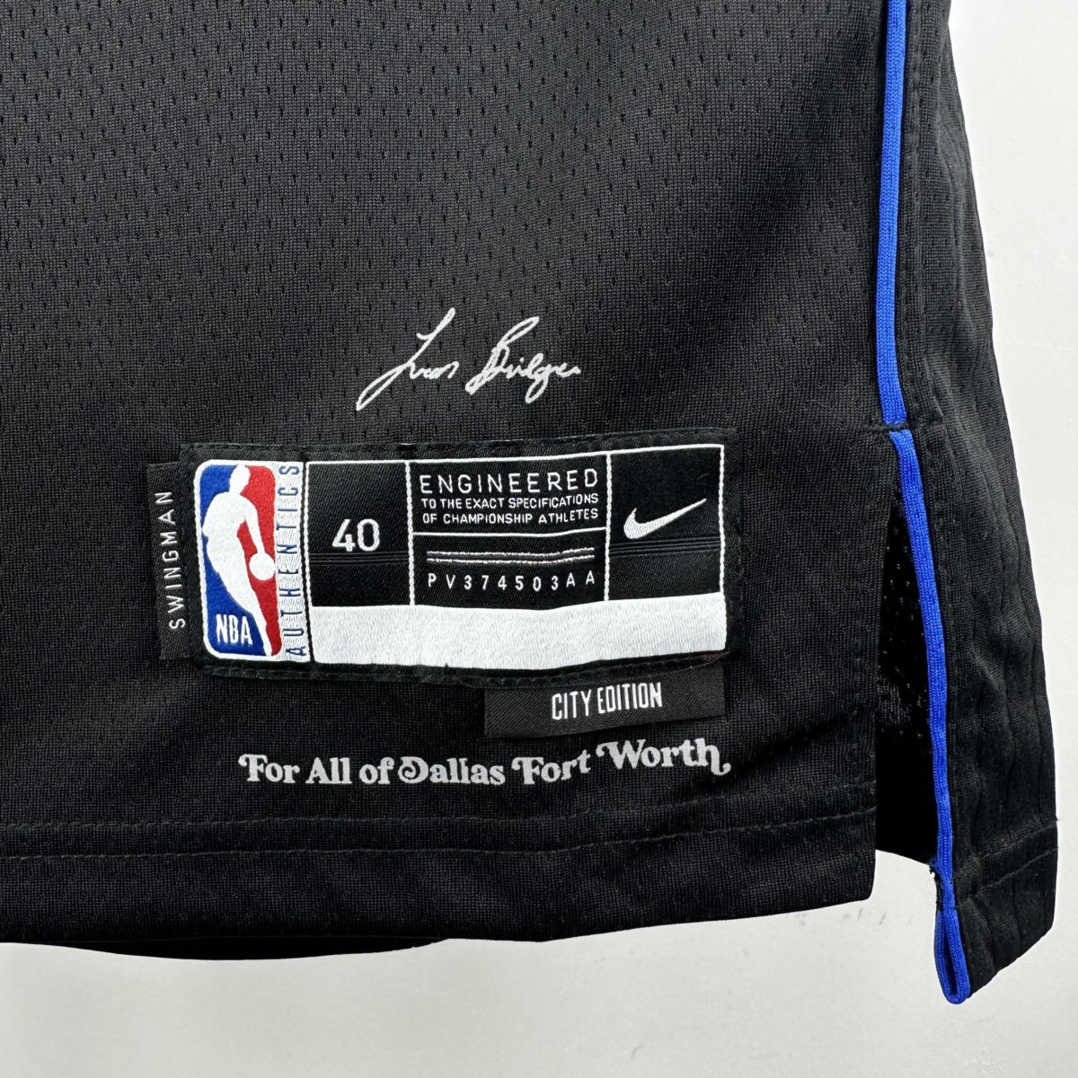 NBA Dallas Mavericks 2024 V-Neck Black Jersey CHRISTIE#00 S-XXL
