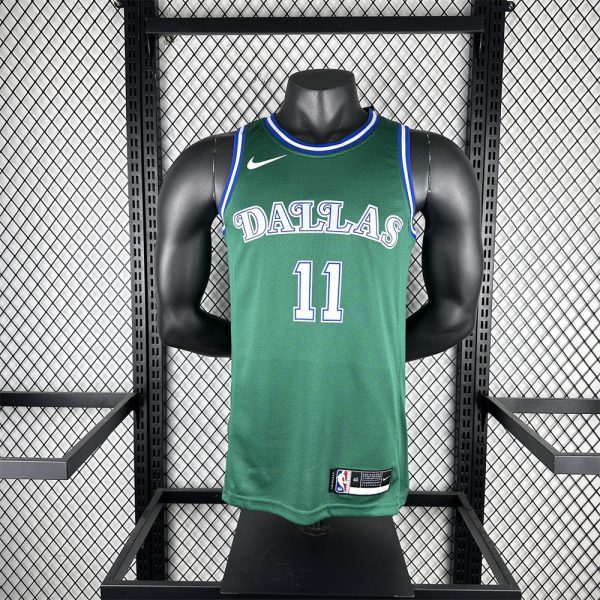 NBA Dallas Mavericks Round Neck Green Jersey IRVING#11 S-XXL