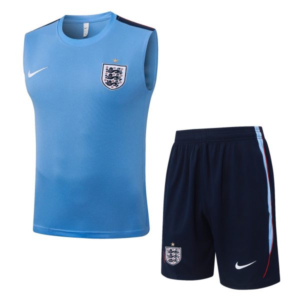 2026 England Light blue Training Set Shirt and Shorts