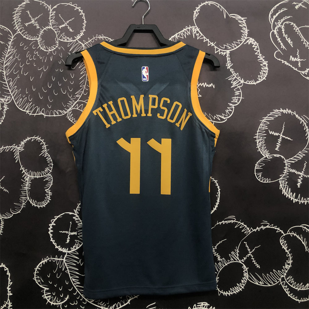 NBA Golden State Warriors V-Neck Black Jersey S-XXL