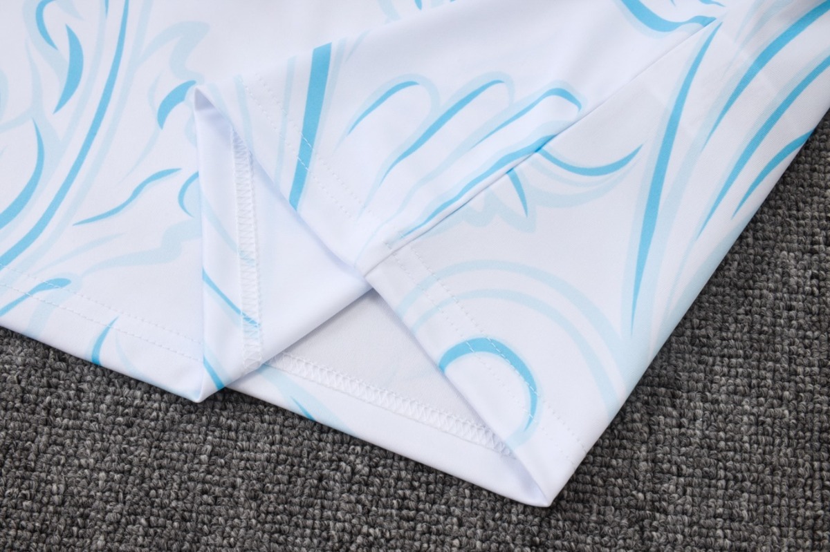 2026 Argentina White Training Set Shirt and Shorts