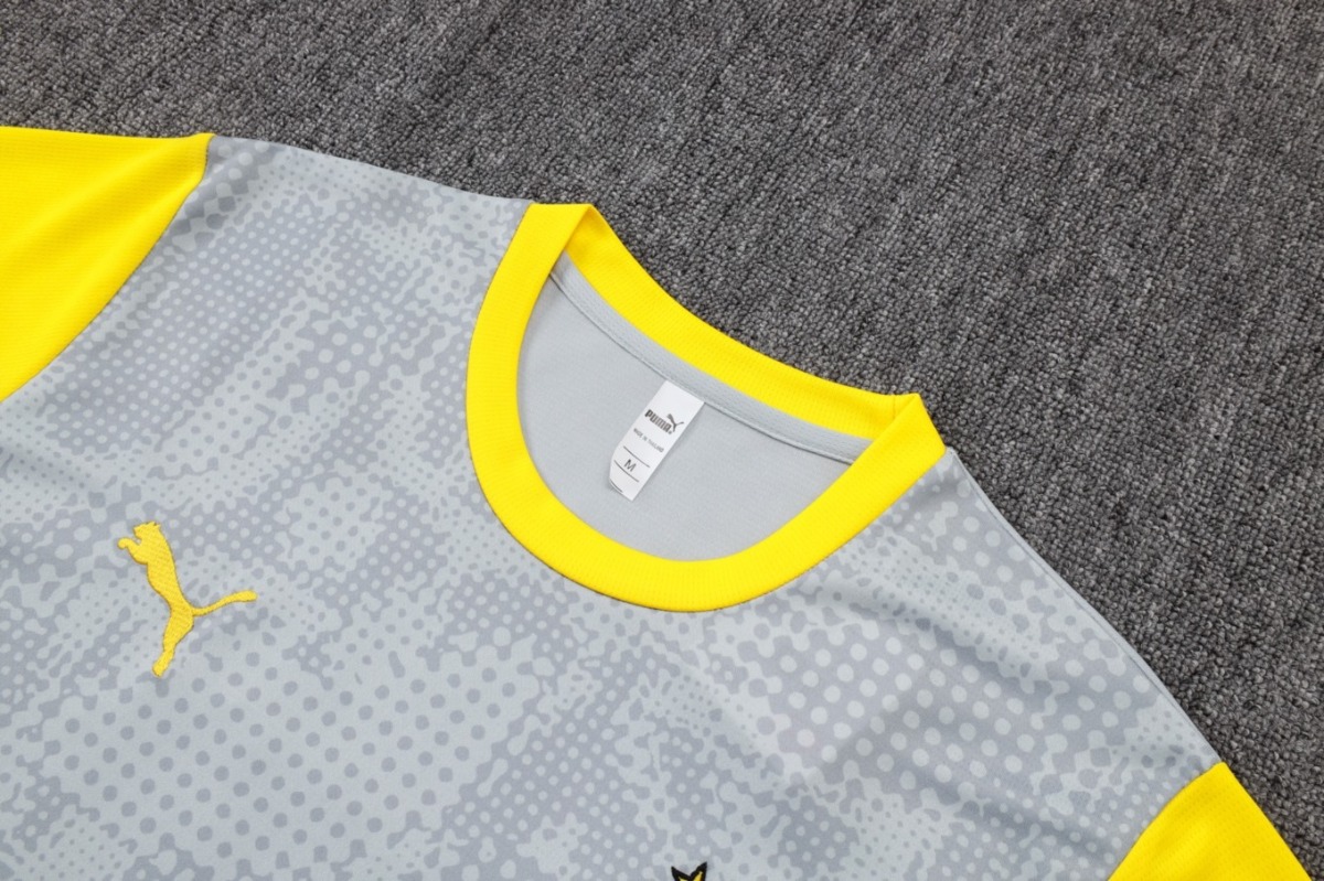 2026 Dortmund Light gray Training Set Shirt and Shorts