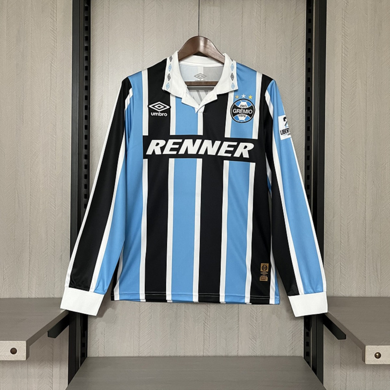Retro Gremio 20th anniversary edition 2015 Long Sleeves jersey Fan Version