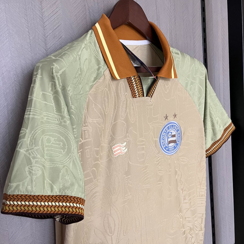2025/26 Bahia Beige Jersey Fan Version