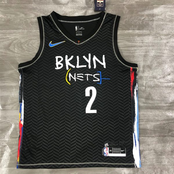 NBA Brooklyn Nets V-Neck Black Jersey GRIFFIN#2 S-XXL