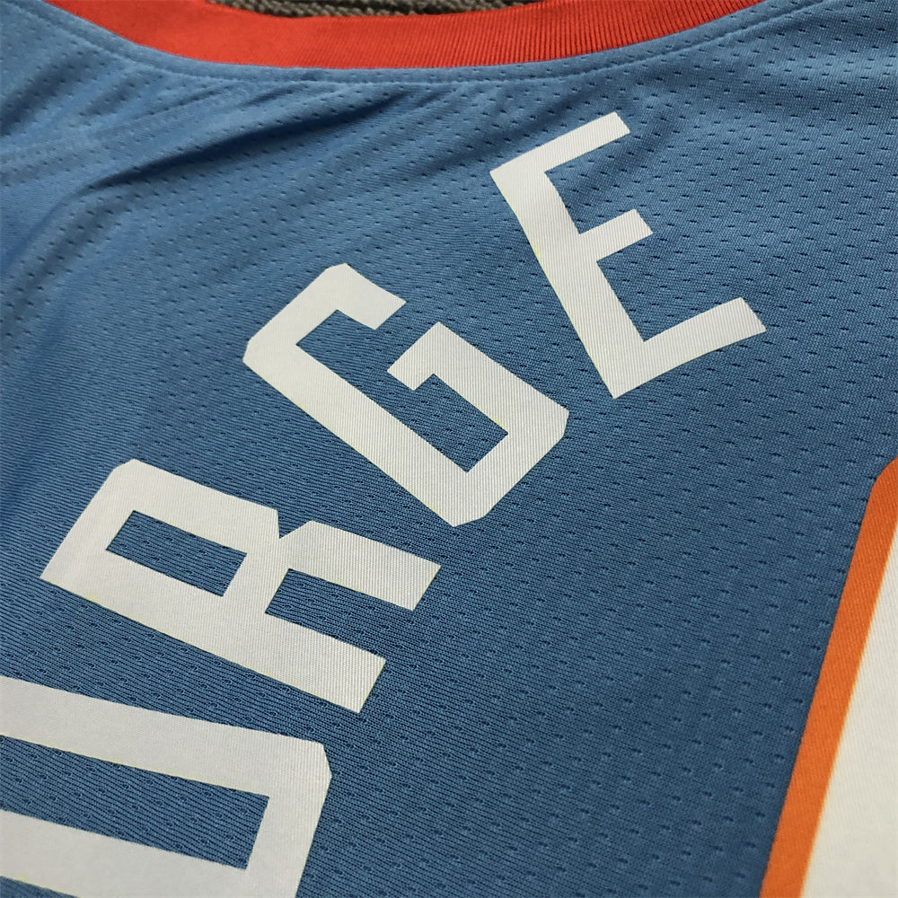 NBA Los Angeles Clippers Round Neck Blue Jersey GEORGE#13 S-XXL