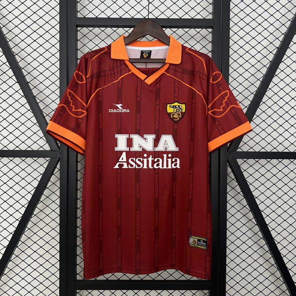 Retro Roma 99/00 Home jersey Fan Version