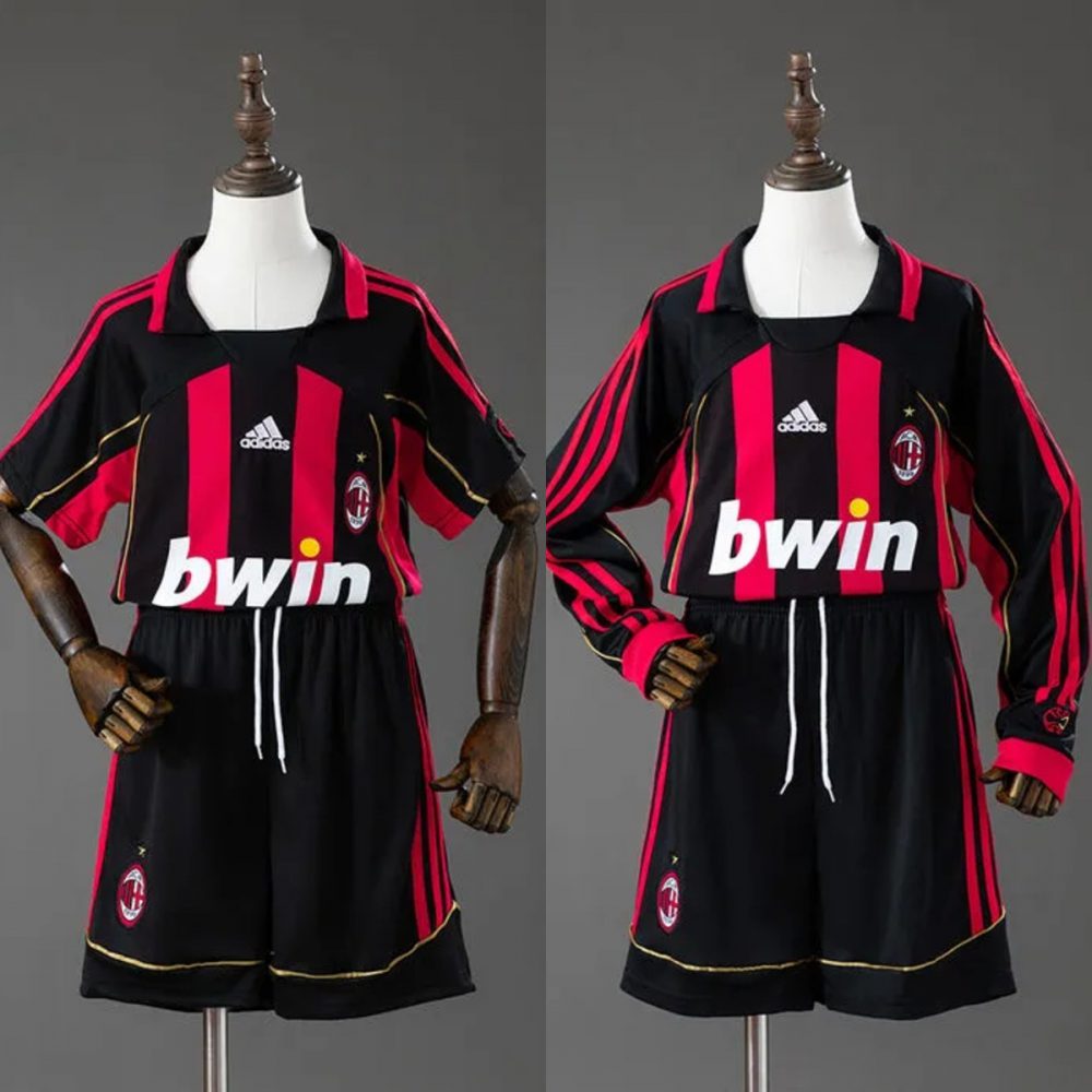 Retro AC Milan 2006/07 Home Kid Kits