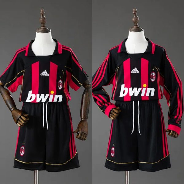Retro AC Milan 2006/07 Home Kid Kits