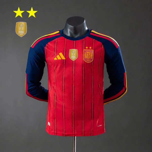 Spain 2026 World Cup Away Jersey Long Sleeve Player version