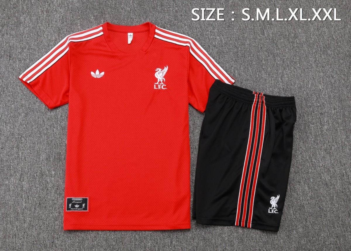 2026 Liverpool Red Training Set Shirt and Shorts
