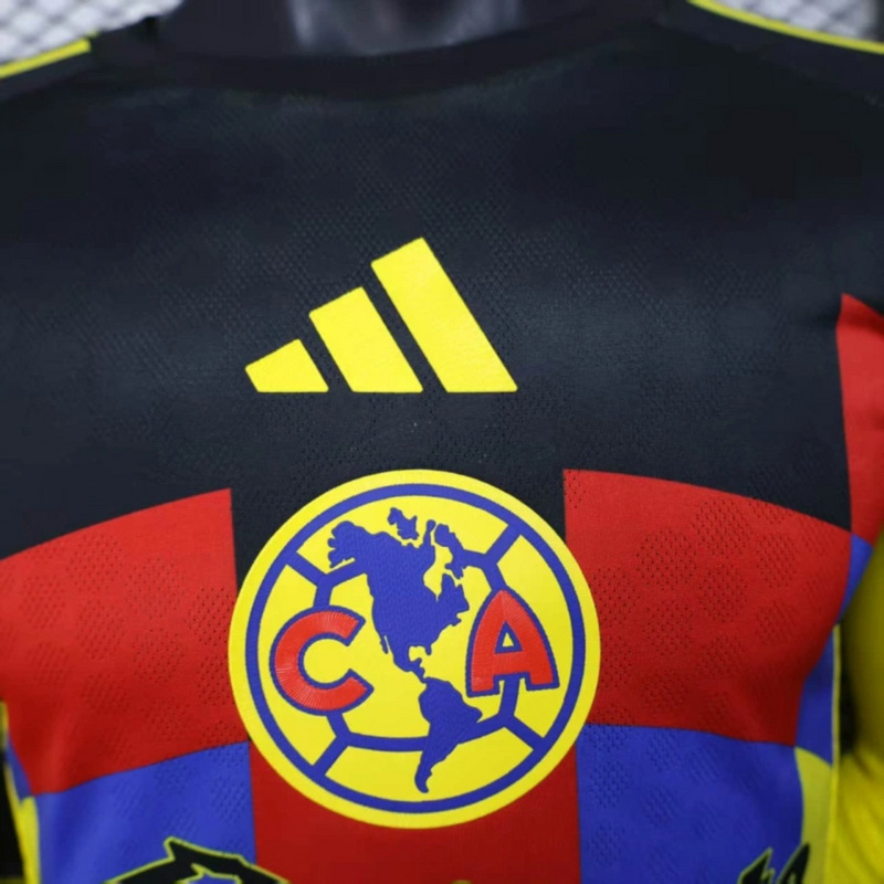 2025/26 Club America Home Long Sleeve Jersey Player Version
