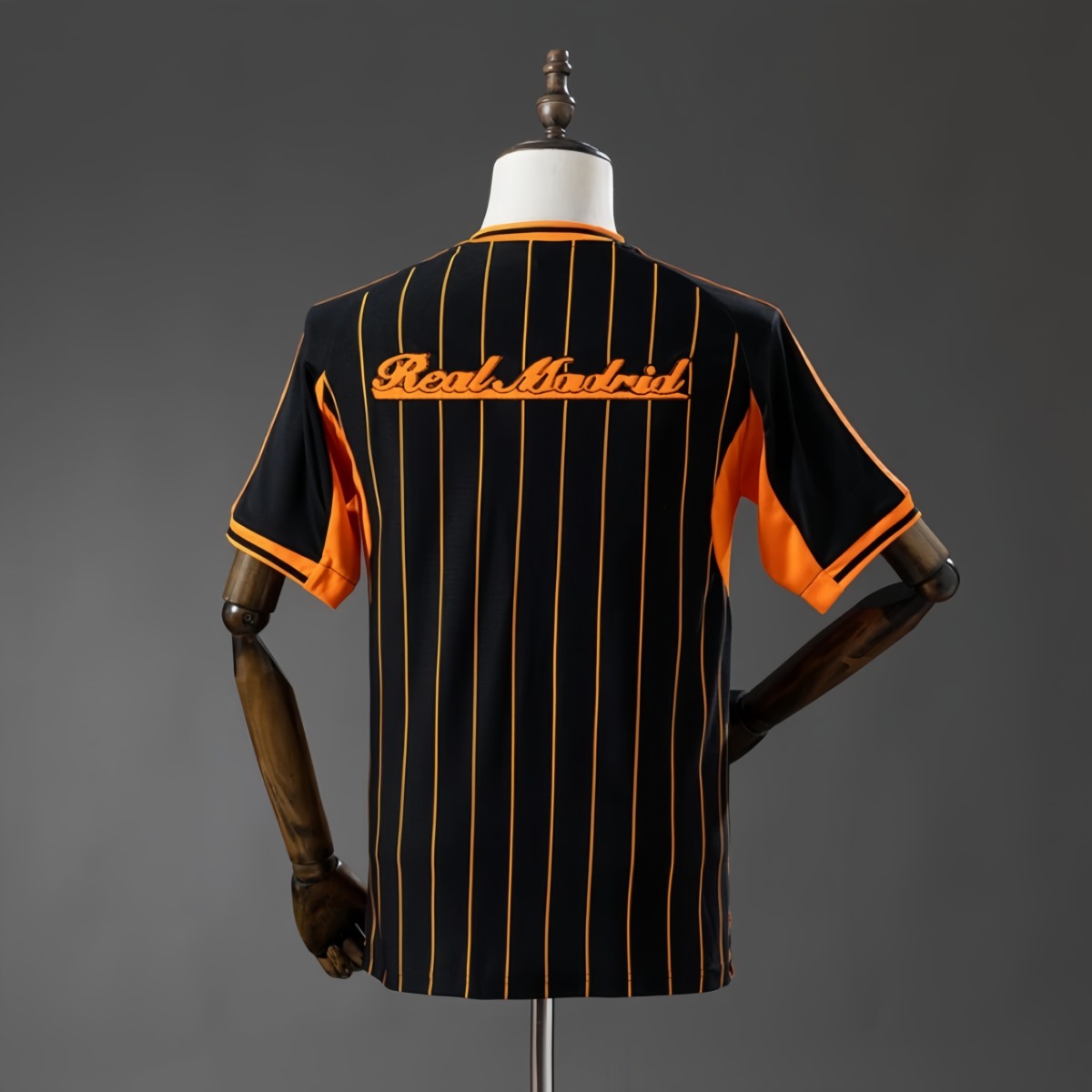 2025/26 Real Madrid US Pack Full-Button Baseball Black jersey Fan version