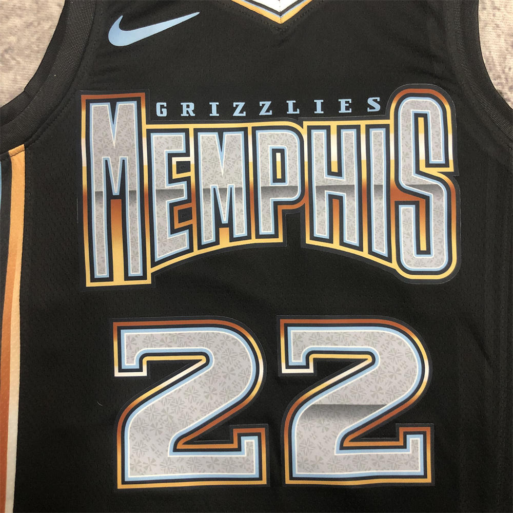 NBA Memphis Grizzies V-Neck Black Jersey BANE#22 S-XXL
