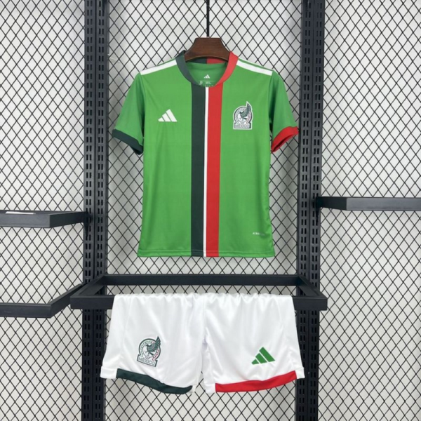 2025/26 Mexico Home jersey Kid Kits Size 16-28