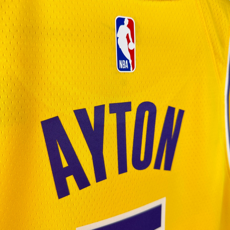 NBA Los Angeles Lakers AYTON#5 2022/23 Gold Association Edition Swingman Jersey S-XXL