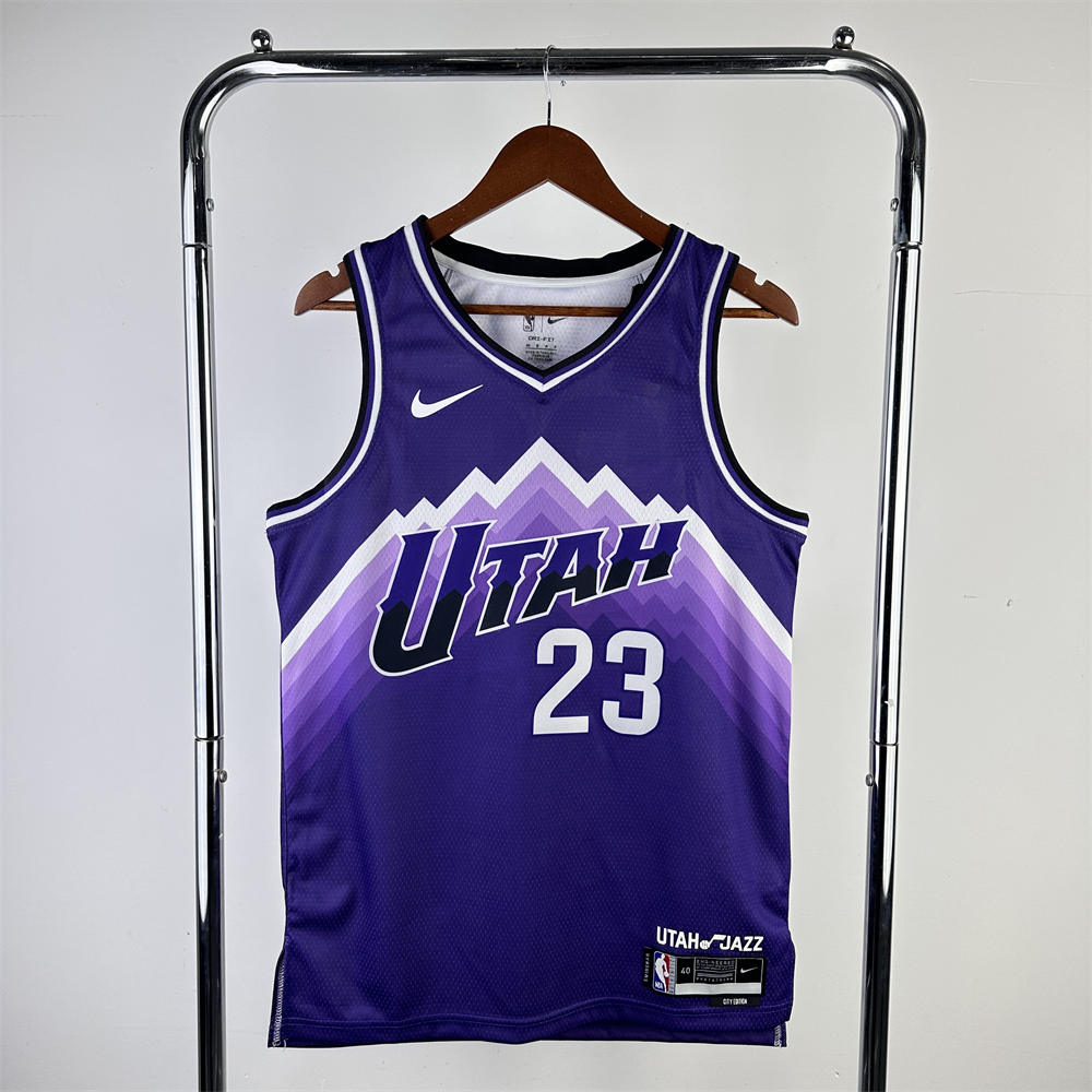 NBA Utah Jazz MARKKANEN#23 2023/24 Swingman Replica Jersey - City Edition S-XXL