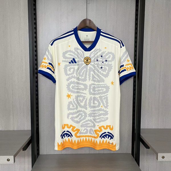 2023/24 Cruzeiro Special Edition White jersey Fan Version