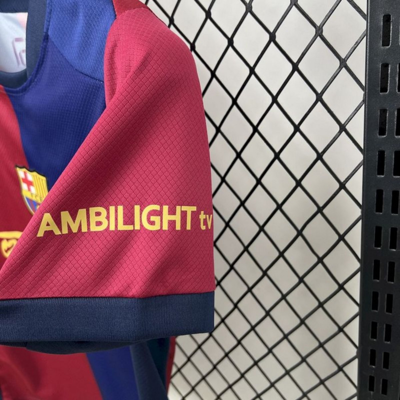 2024/25 Barcelona Travis Scott Edition jersey kids Kits size: 16-28