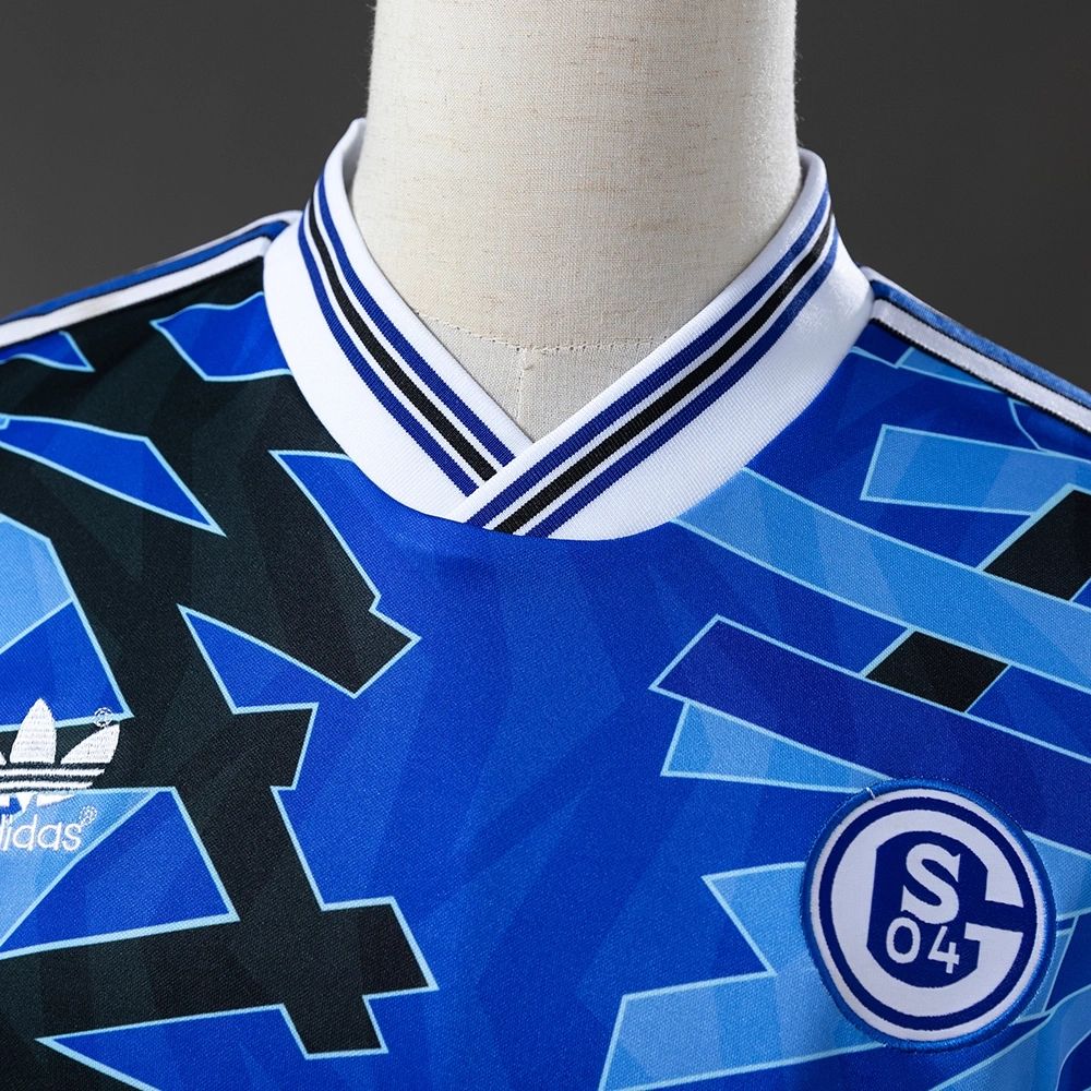 Retro 1992/93 Schalke 04 Home jersey Fan Version