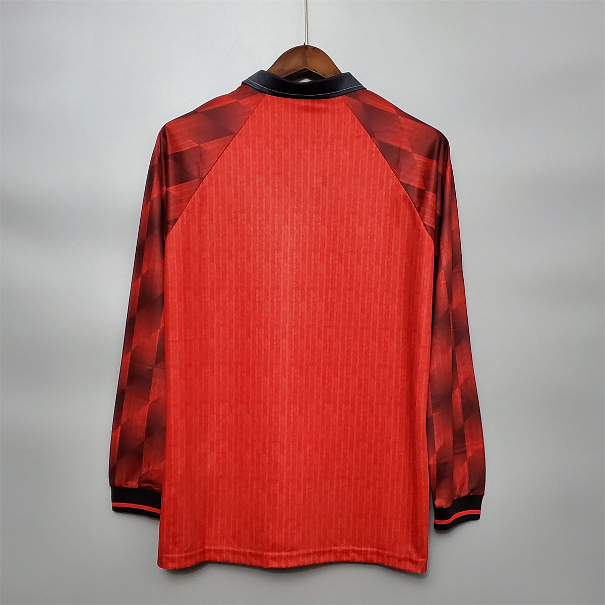 Retro Manchester United 1996 Long Sleeve home jersey Fan Version