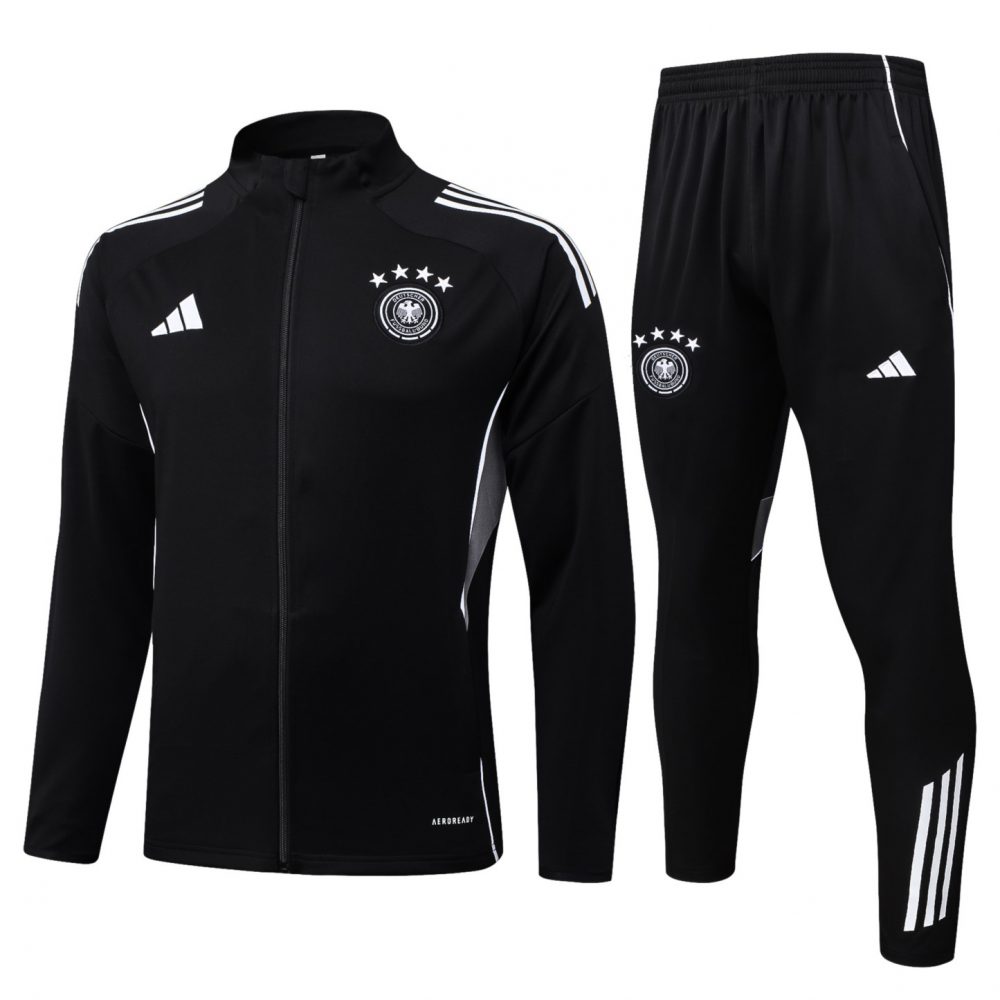 2025/26 Germany black Jacket Training Suit Set Football Team Shirt Sports Fashion