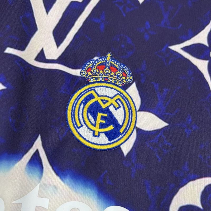 2025/26 Real Madrid Louis Vuitton Joint Edition Jersey Fan Version