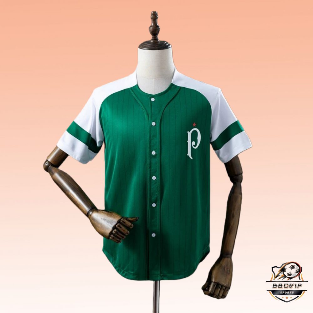 2025/26 Palmeiras US Pack Full-Button Baseball Beige jersey Fan version
