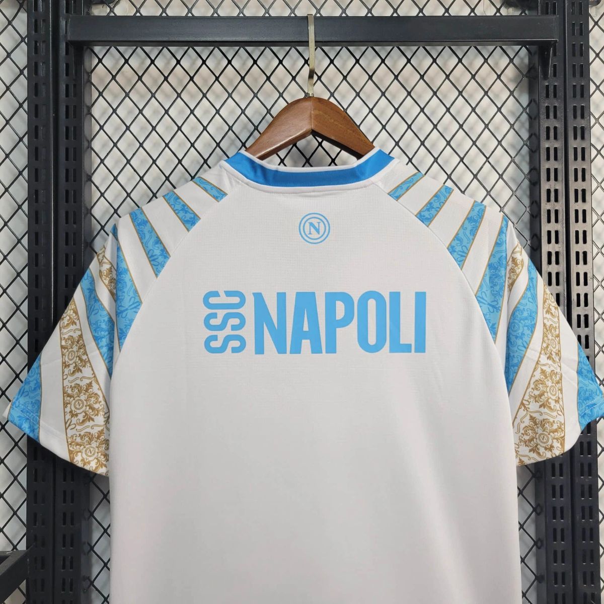 2025/26 Napoli Coca Cola Edition White Jersey Fan Version