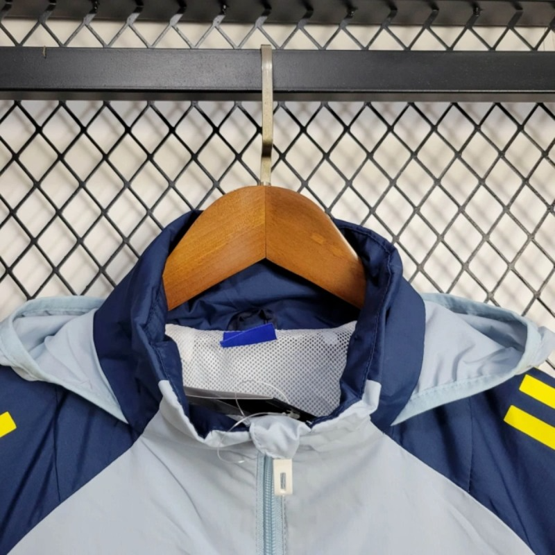 2025 Boca Juniors Sky Blue Windbreaker Sport Unifom jersey Sport Unifom