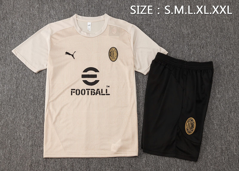 24/25 AC Milan Apricot Training Set Shirt and Shorts