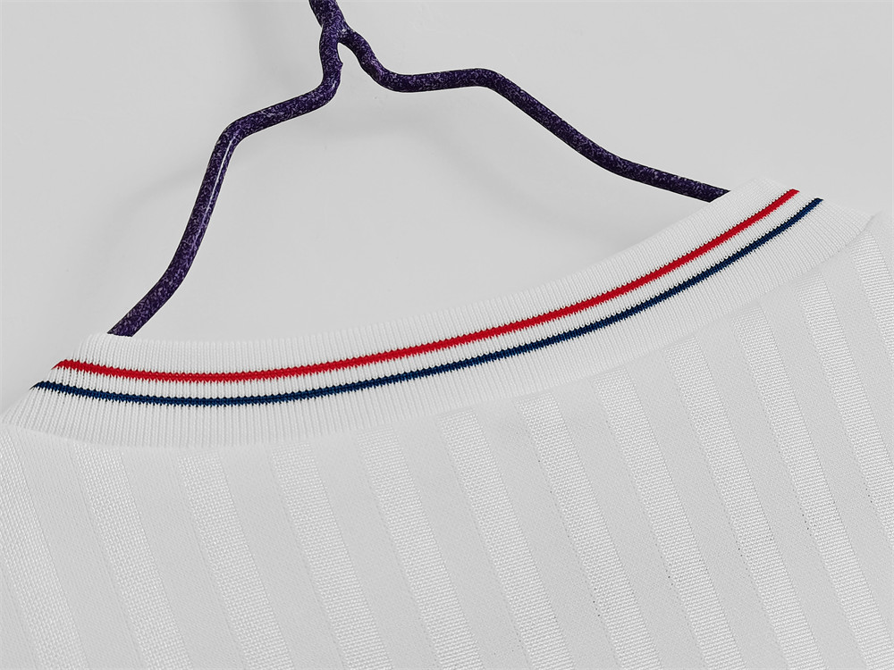 Retro Marseille 1990 Home Long Sleeve jersey Fan Version