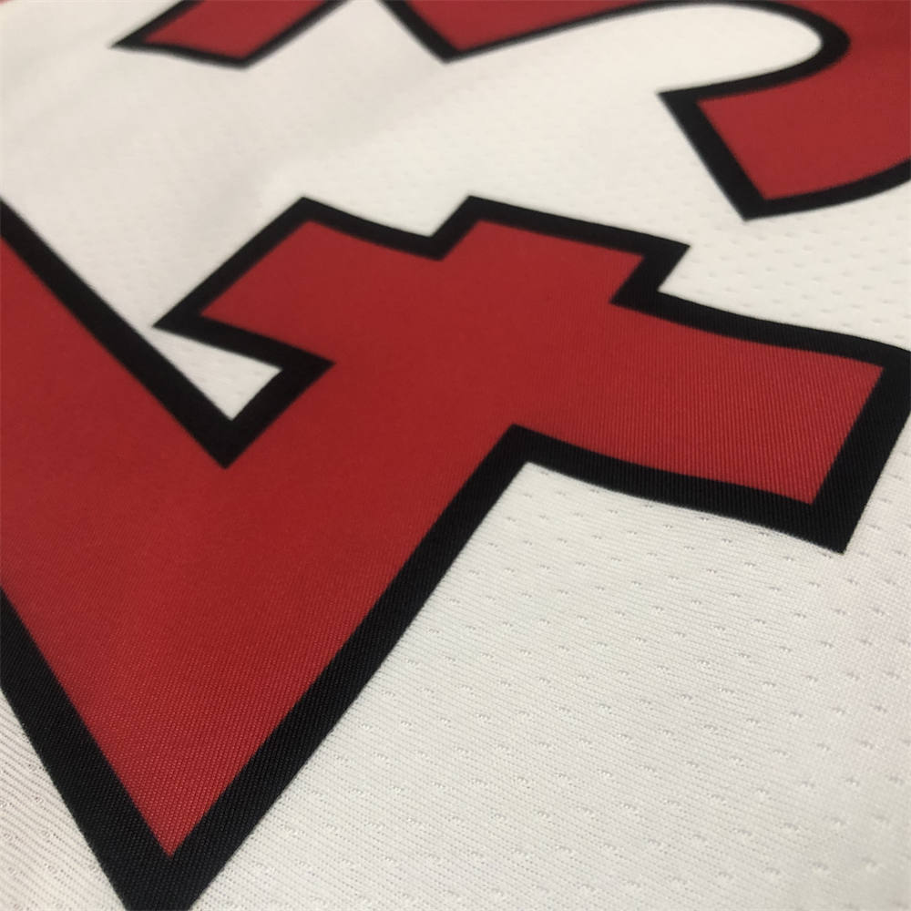 NBA Toronto Raptors V-Neck White Jersey SIAKAM#43 S-XXL