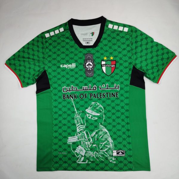 2025/26 CD Palestino Green Graffiti Special Edition Jersey Fan Version