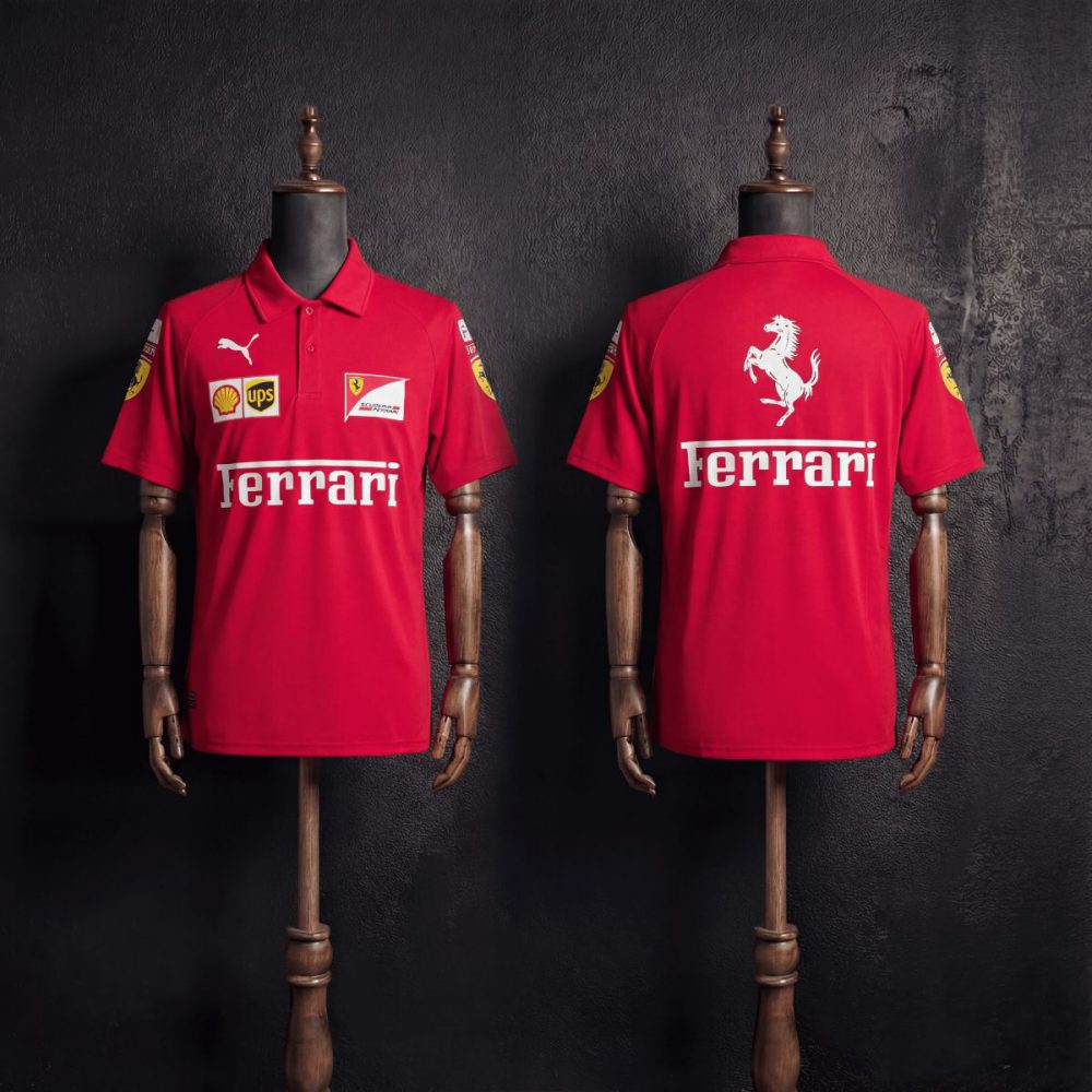 F1 Racing Scuderia Ferrari 2025 Red POLO