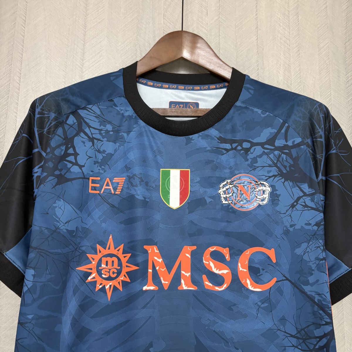 2025/26 Napoli Halloween Edition Blue Jersey Fan Version