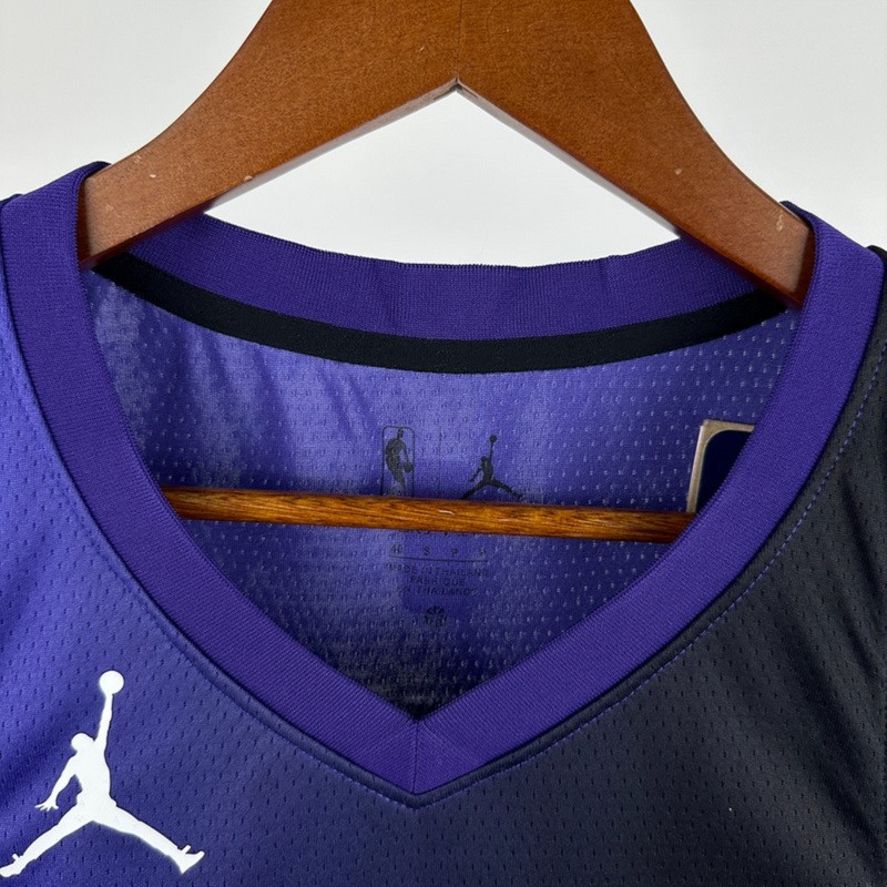 NBA Scaramento Kings 2024 V-Neck JORDAN Edition Purple jersey LAVINE#8 S-XXL